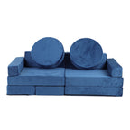14pcs Kids Sofa Modular Play Couch,Child Sectional Sofa to Boost Creativity,Boys and Girls DIY Creativing Playroom Couch Furn