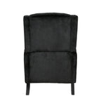 Pushback Recliner Chair, Fabric Armchair Push Back Recliner with Rivet Decoration, Mid Century Wingback Accent Chair for Living Room, Bedroom - Grand Goldman Shop