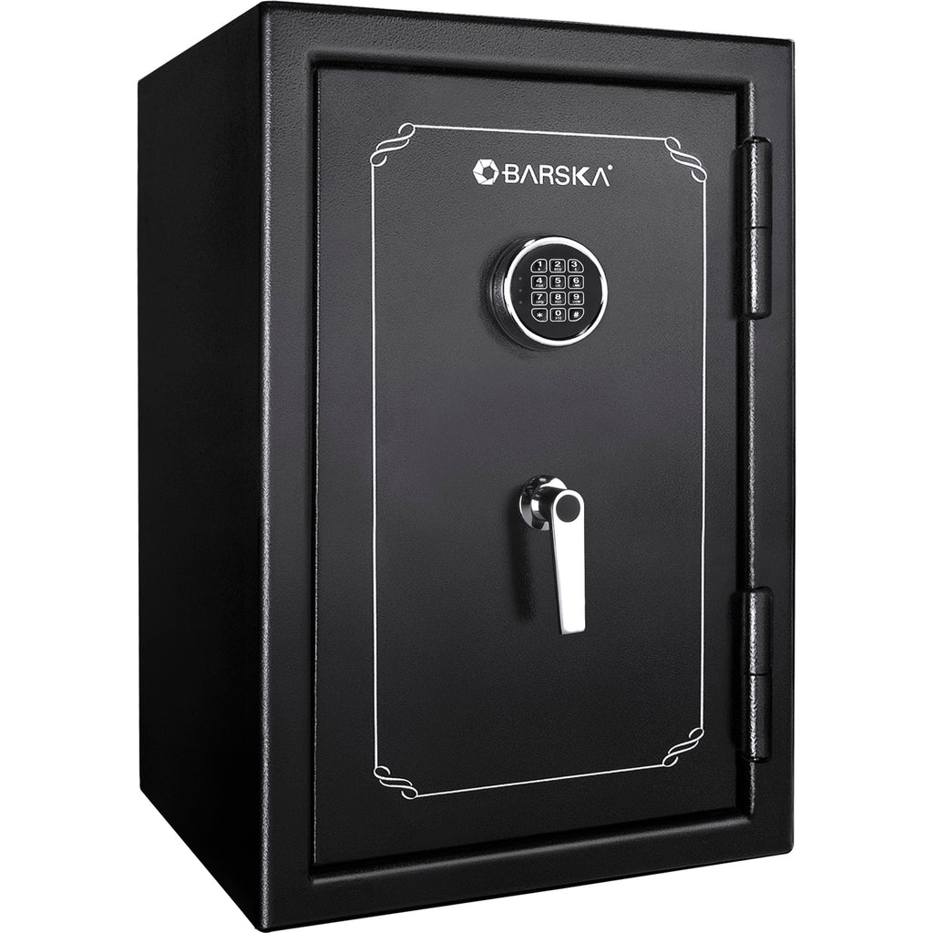 Fireproof Safe Vault 4.39 Cubic Ft Black Steel Secure Storage | Premium Home Decor - Grand Goldman