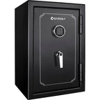 Fireproof Safe Vault 4.39 Cubic Ft Black Steel Secure Storage | Premium Home Decor - Grand Goldman