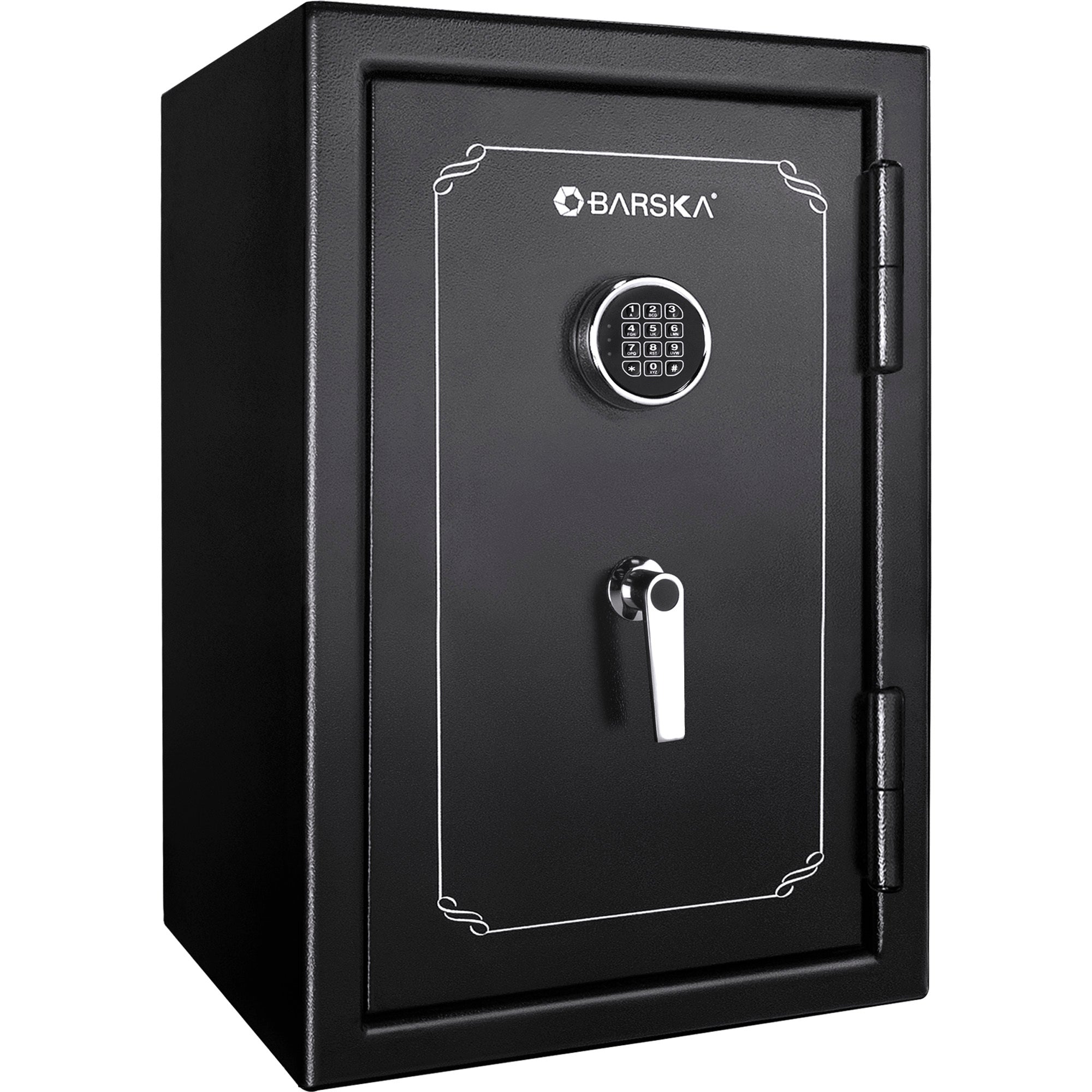 Fireproof Safe Vault 4.39 Cubic Ft Black Steel Secure Storage | Premium Home Decor - Grand Goldman