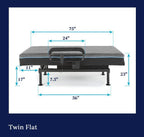 Twin Adjustable Sit to Stand Bed W/ Remote with Convenient Lift Twin - Grand Goldman Shop