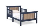 Connelly Reversible Panel Toddler Bed Midnight Blue/Vintage Walnut - Grand Goldman