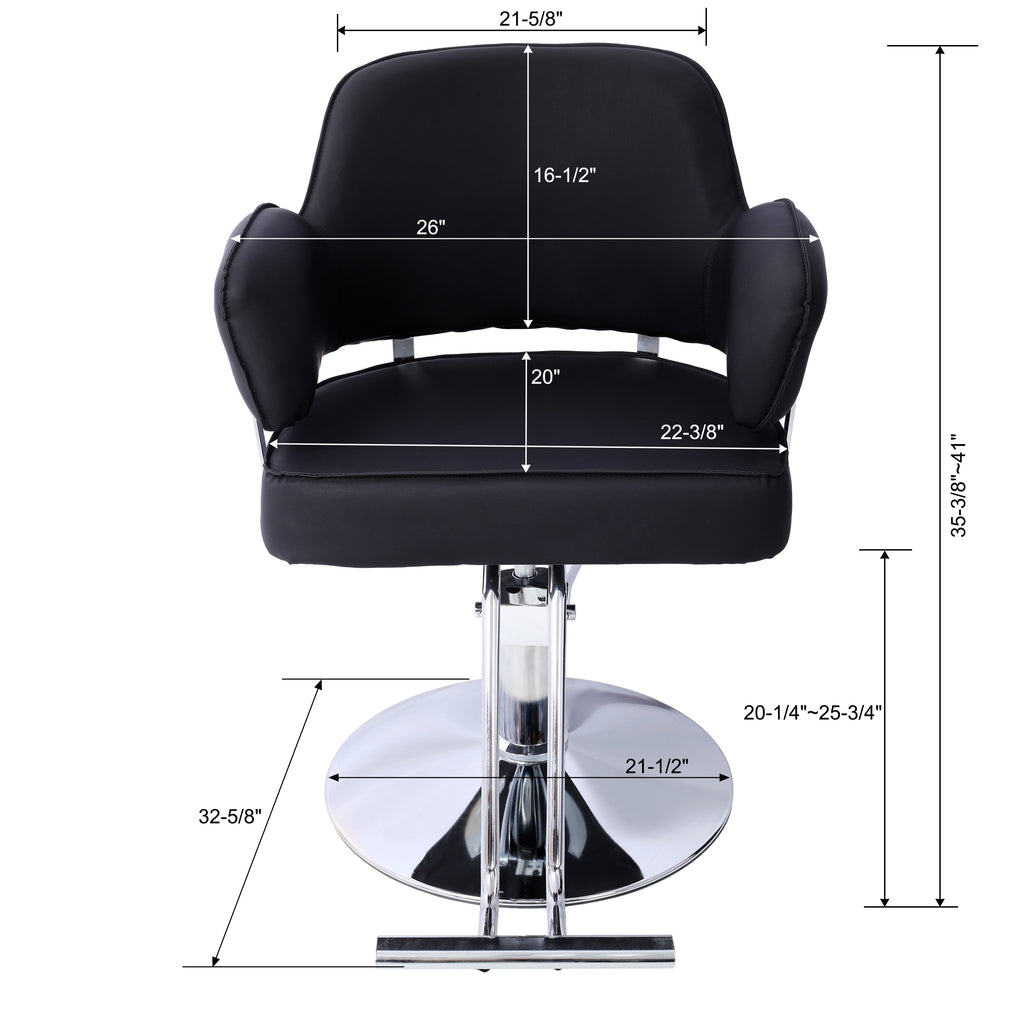 Salon Styling Chair for Hair Stylist Wide Seat,  Hair Salon Chair Heavy Duty, Beauty Spa Cosmetology Shampoo Hairdressing Eq,