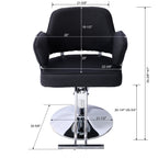 Salon Styling Chair for Hair Stylist Wide Seat,  Hair Salon Chair Heavy Duty, Beauty Spa Cosmetology Shampoo Hairdressing Eq,