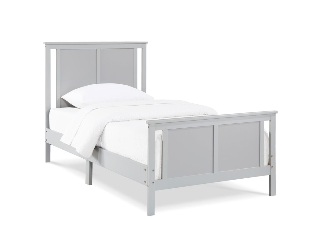 Connelly Reversible Panel Twin Bed Gray/Rockport Gray - Grand Goldman