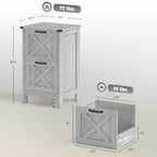 Farmhouse Office Storage Cabinet File Cabinet with 2 Drawers - Grand Goldman
