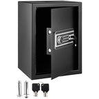 Safe Box, 2.1 CU.FT Fingerprint Safe Box for Money w/ 2 Keys & Digital Keypad, Q235 Steel Safe Box for Storing Cash, Jewelry,
