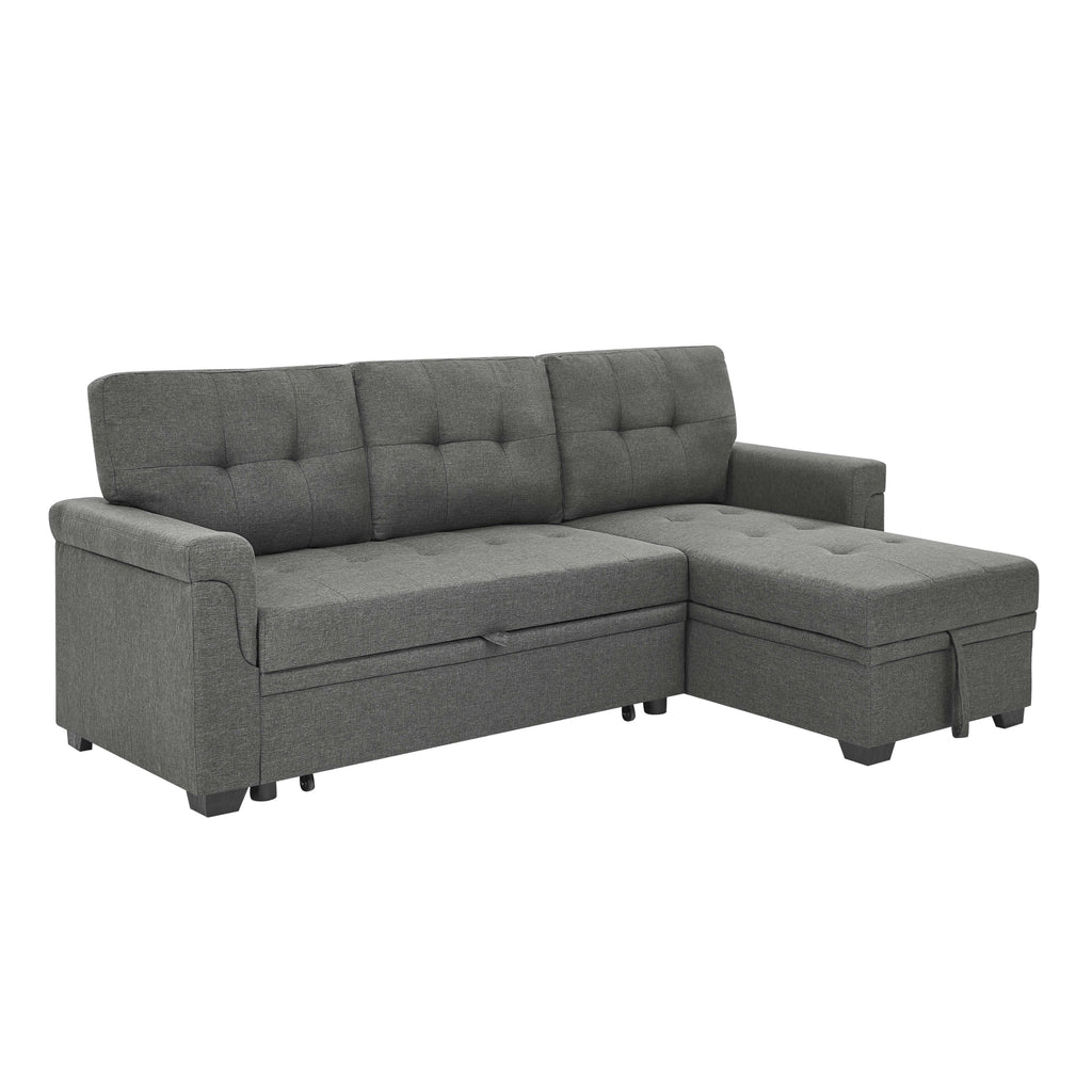 86'' Upholstered Pull-Out Sofa Bed - Grand Goldman Shop