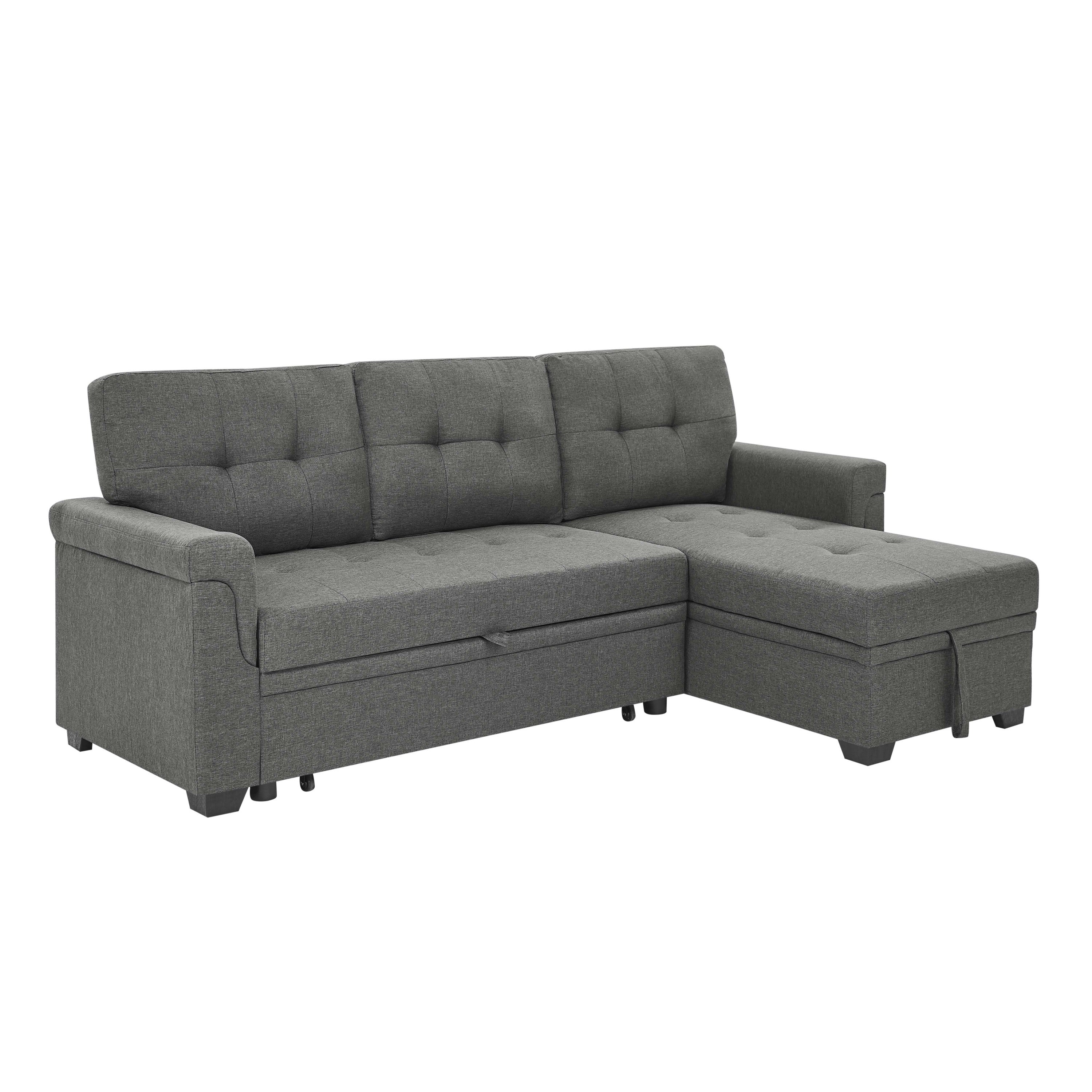 86'' Upholstered Pull-Out Sofa Bed - Grand Goldman Shop