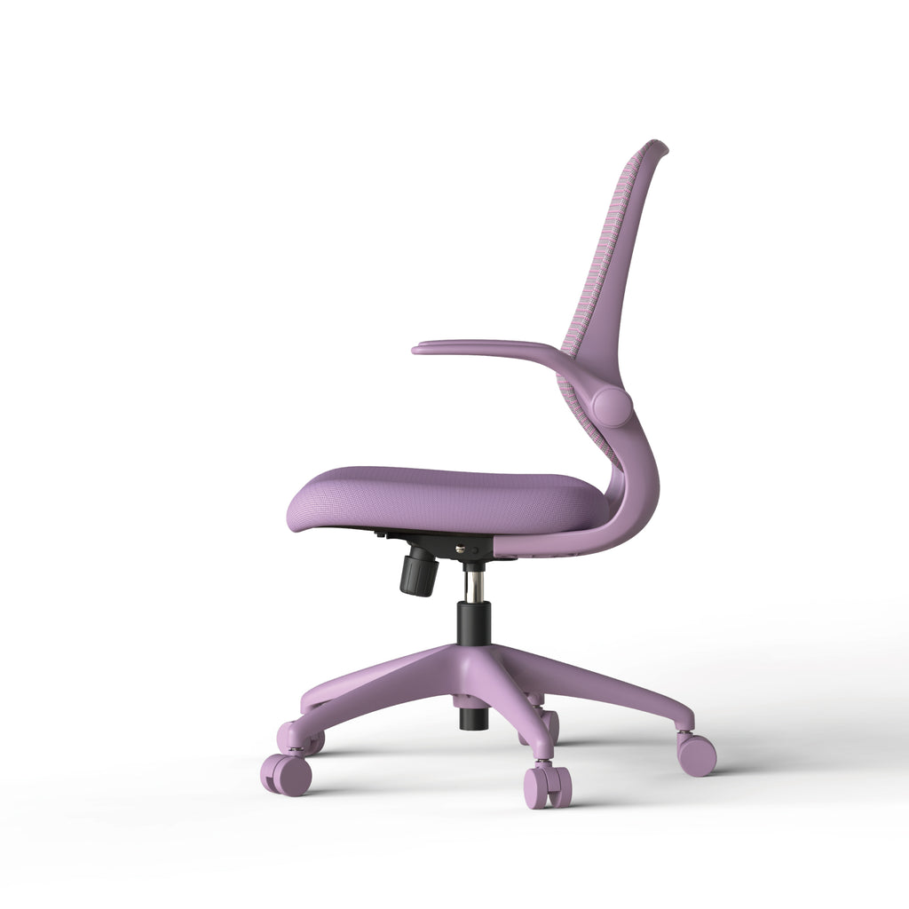 Ergonomic Color Office Chair 350LBS, Home Office, Mesh Back, Integrated Molded Foam, Comfortable Sitting, Flipping Armrest, F