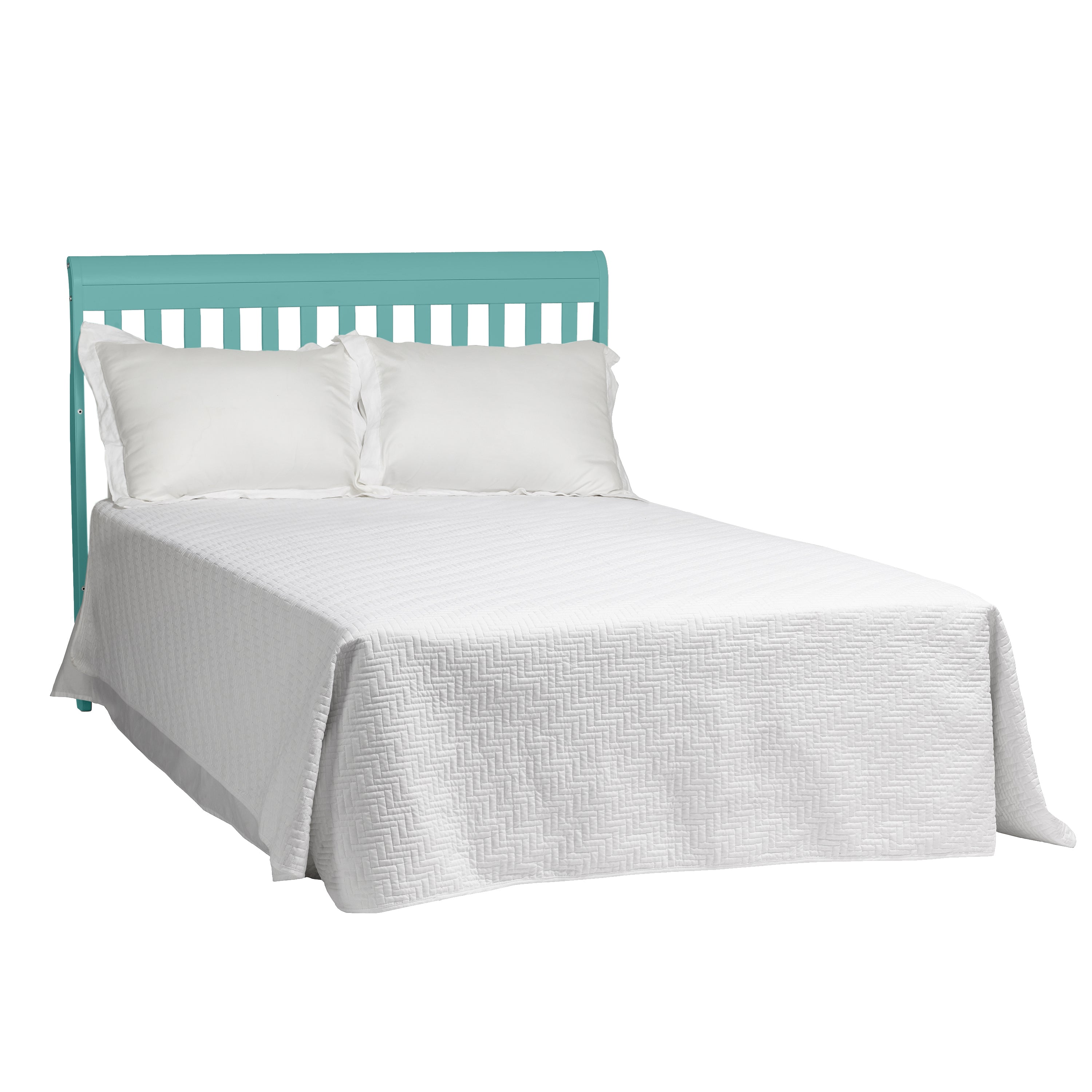 Riley 4-in-1 Convertible Crib Turquoise | Premium Home Decor - Grand Goldman