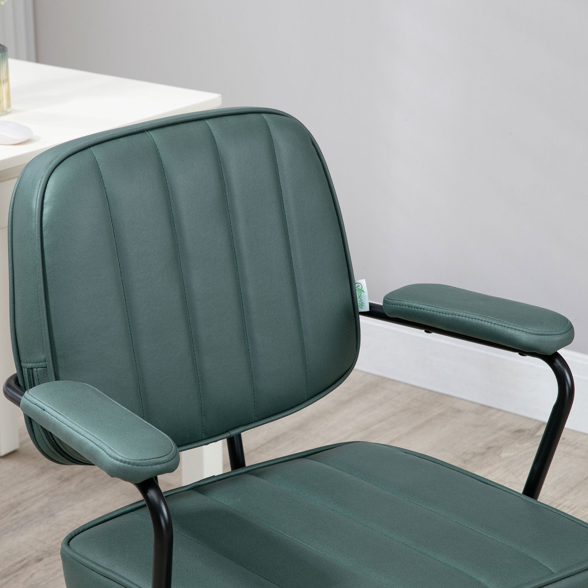 Vinsetto Home Office Chair with Adjustable Height and Tilt, Green - Grand Goldman
