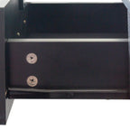 Black modern simple hair desk, multi-layer storage, large storage space - Grand Goldman Shop