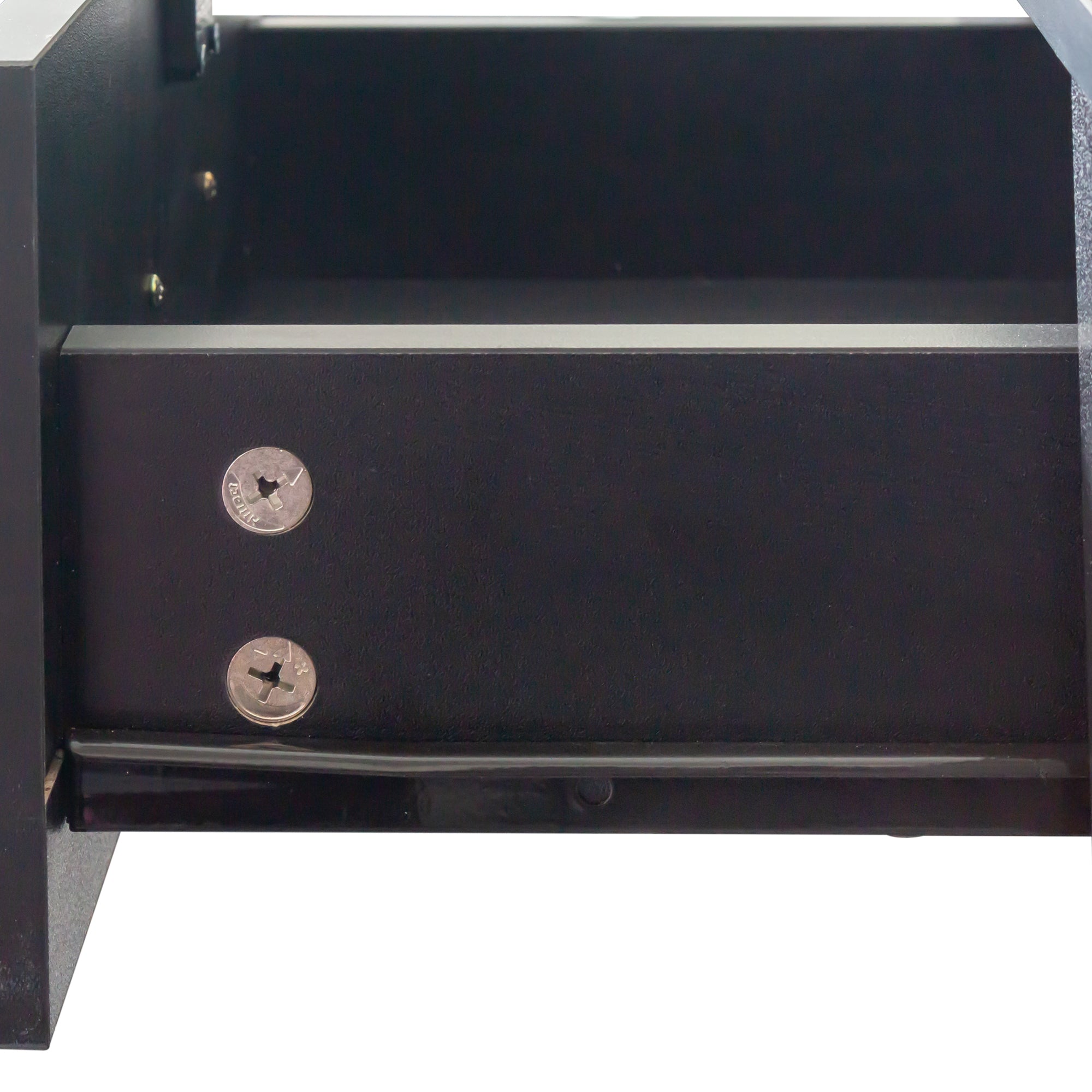 Black modern simple hair desk, multi-layer storage, large storage space - Grand Goldman Shop