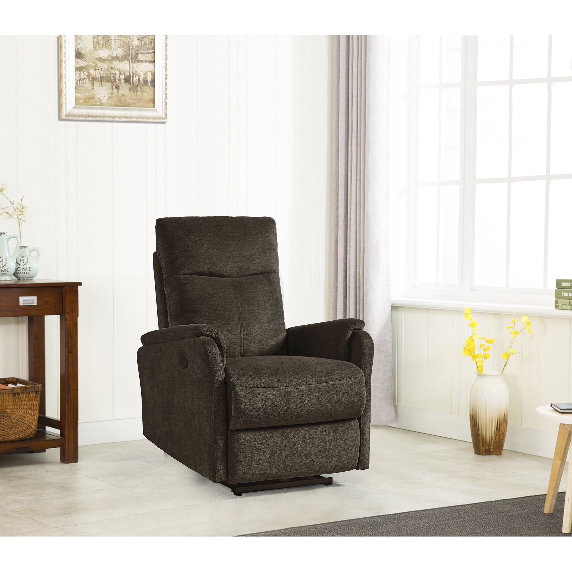 Hot selling For 10 Years ,Recliner Chair With Power function easy control big stocks ,  Recliner Single Chair For Living Room , Bed Room - Grand Goldman Shop