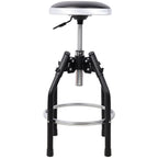 Heavy Duty Adjustable Hydraulic Shop Stool,Adjustable Mechanic Stool,Foot Rest Stool,360° Swivel - Grand Goldman Shop