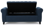 HAYES ARMED STORAGE BENCH - Grand Goldman Shop