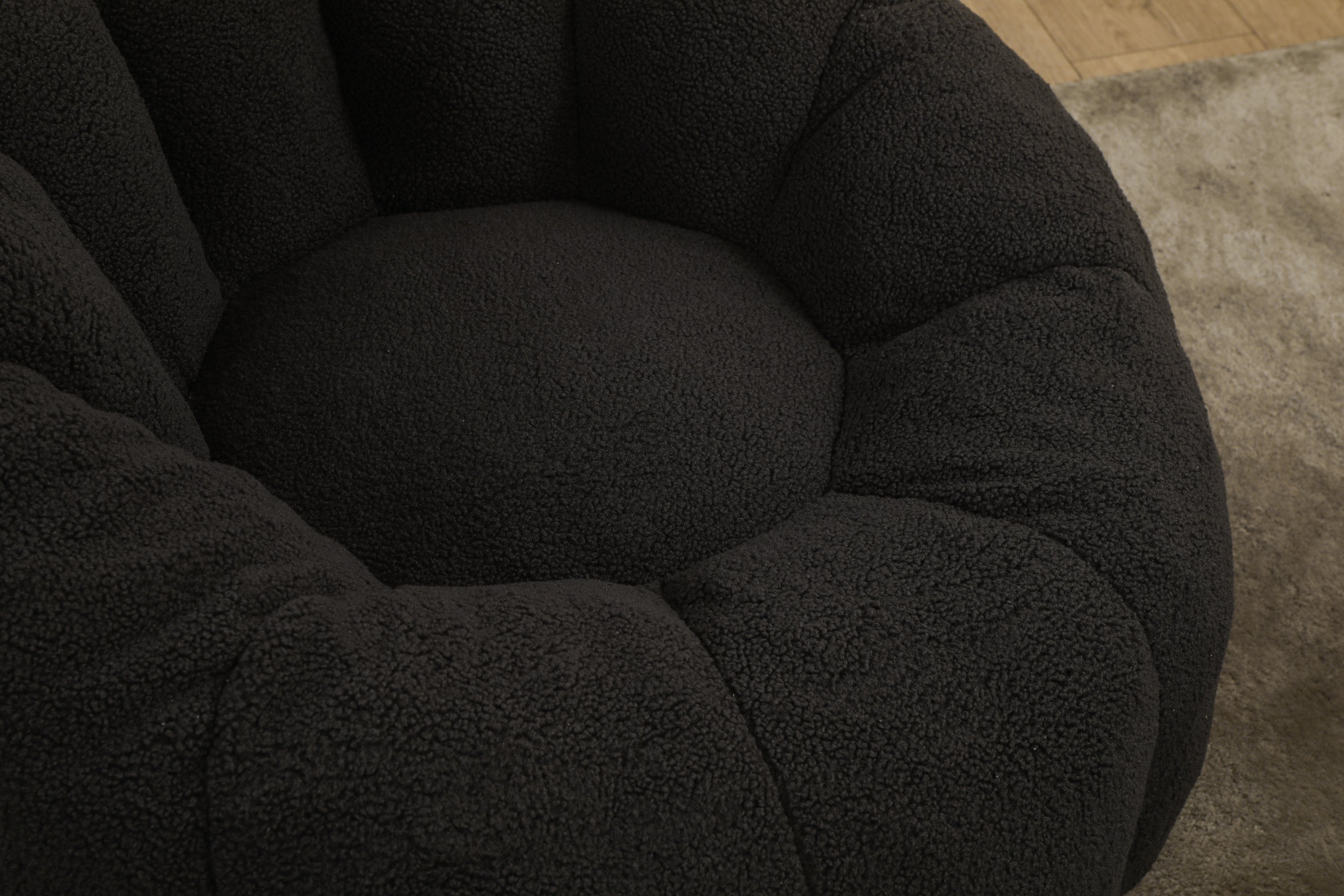 Bean Bag Chair, Bean Bag Sofa Chair with Armrests Stuffed High-Density Foam, Lazy Sofa Comfy Chairs BeanBag Chair for Adults in Living Room,Bedroom Reading - Grand Goldman Shop