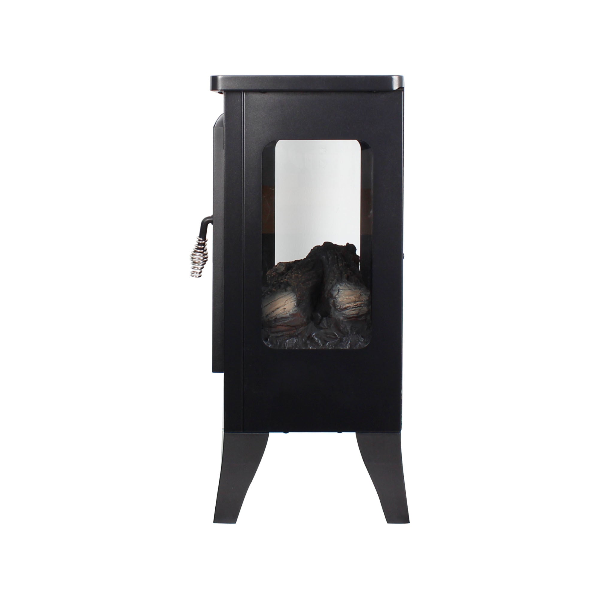 21 inchThree-sided Freestanding Electric Fireplace Stove heater with 3D Flame effect with remote control - Grand Goldman Shop