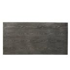 Rolando Outdoor Aluminum Dining Table with Steel Frame, Grey / Black - Grand Goldman Shop