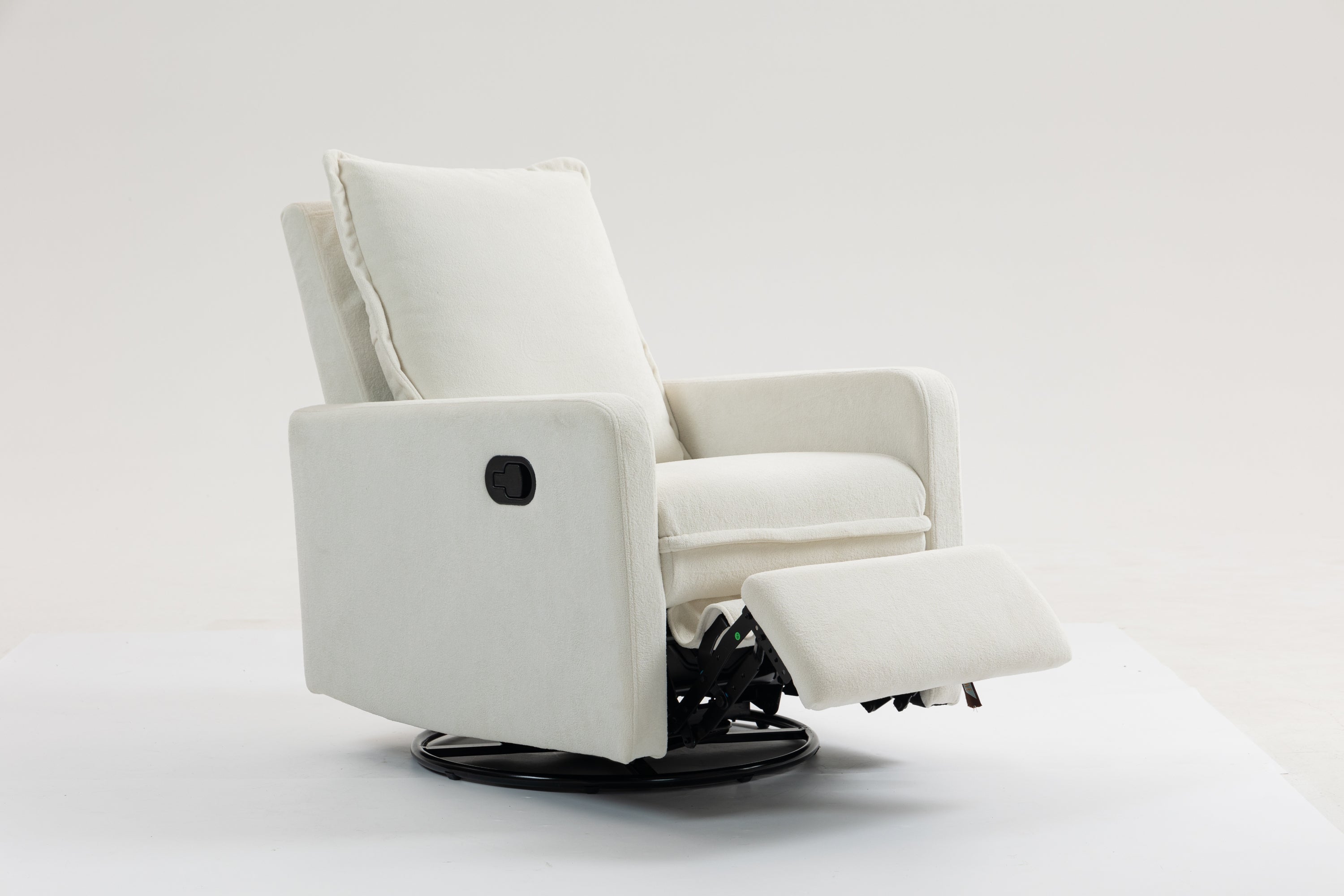 Short plush manual button armchair sofa - Grand Goldman Shop
