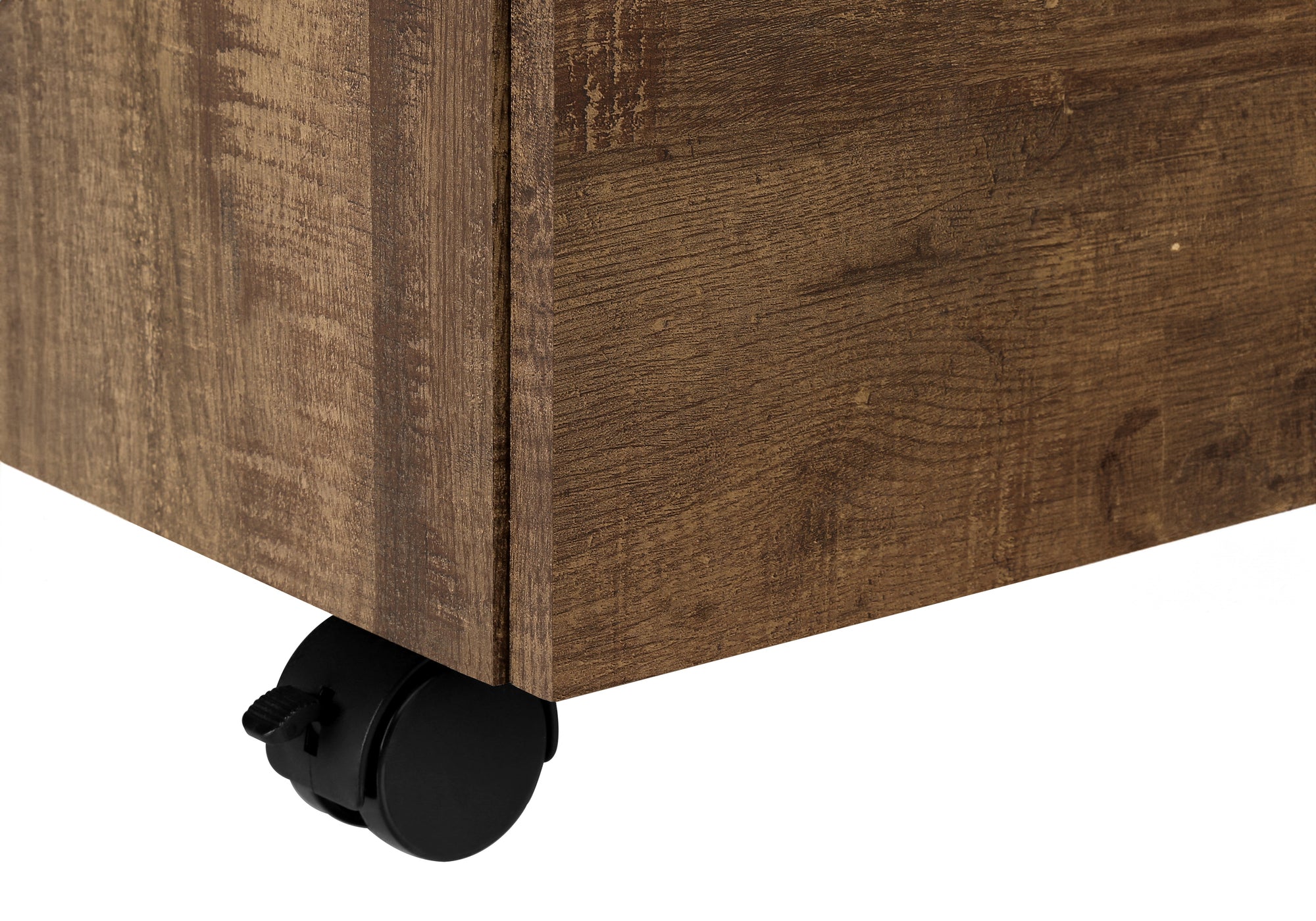File Cabinet, Rolling Mobile, Storage Drawers, Printer Stand, Office, Work, Brown Laminate, Contemporary, Modern - Grand Gold