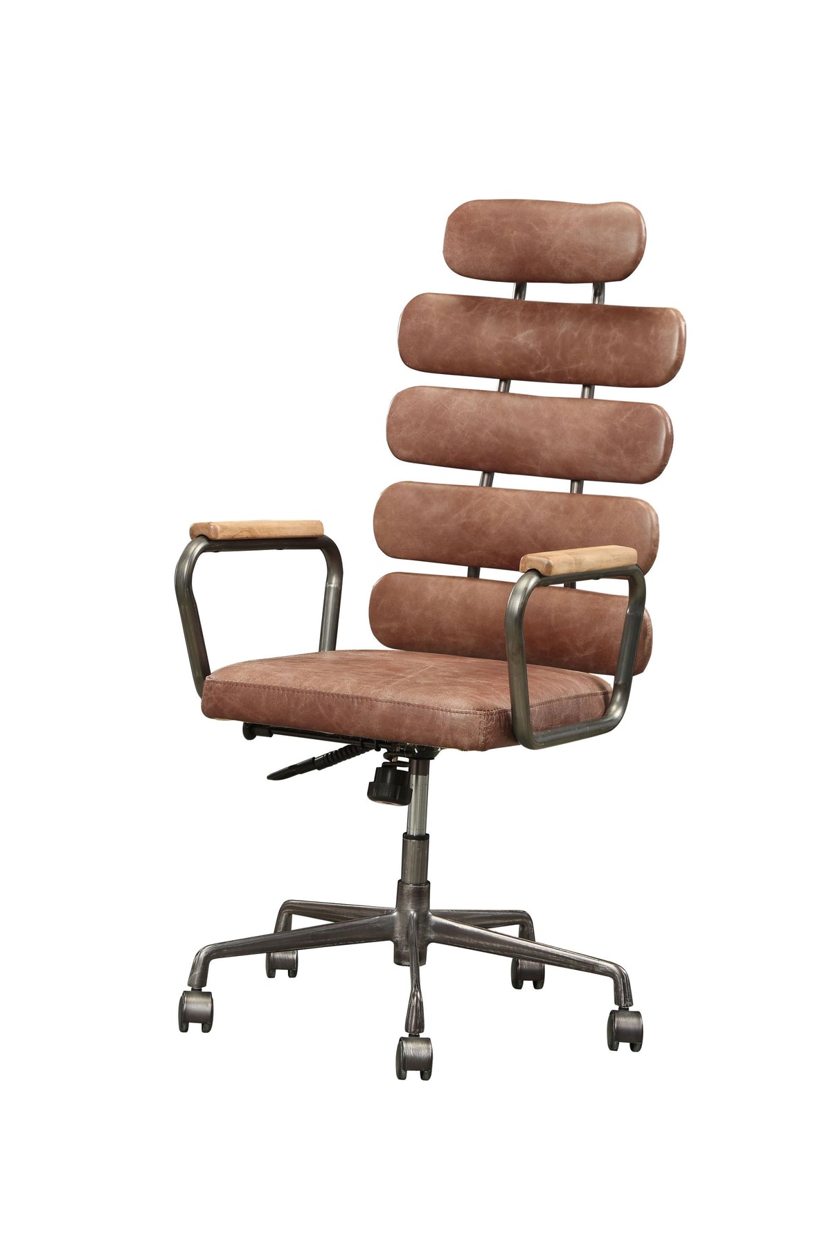 Calan Vintage Whiskey Top Grain Leather Office Chair - Grand Goldman
