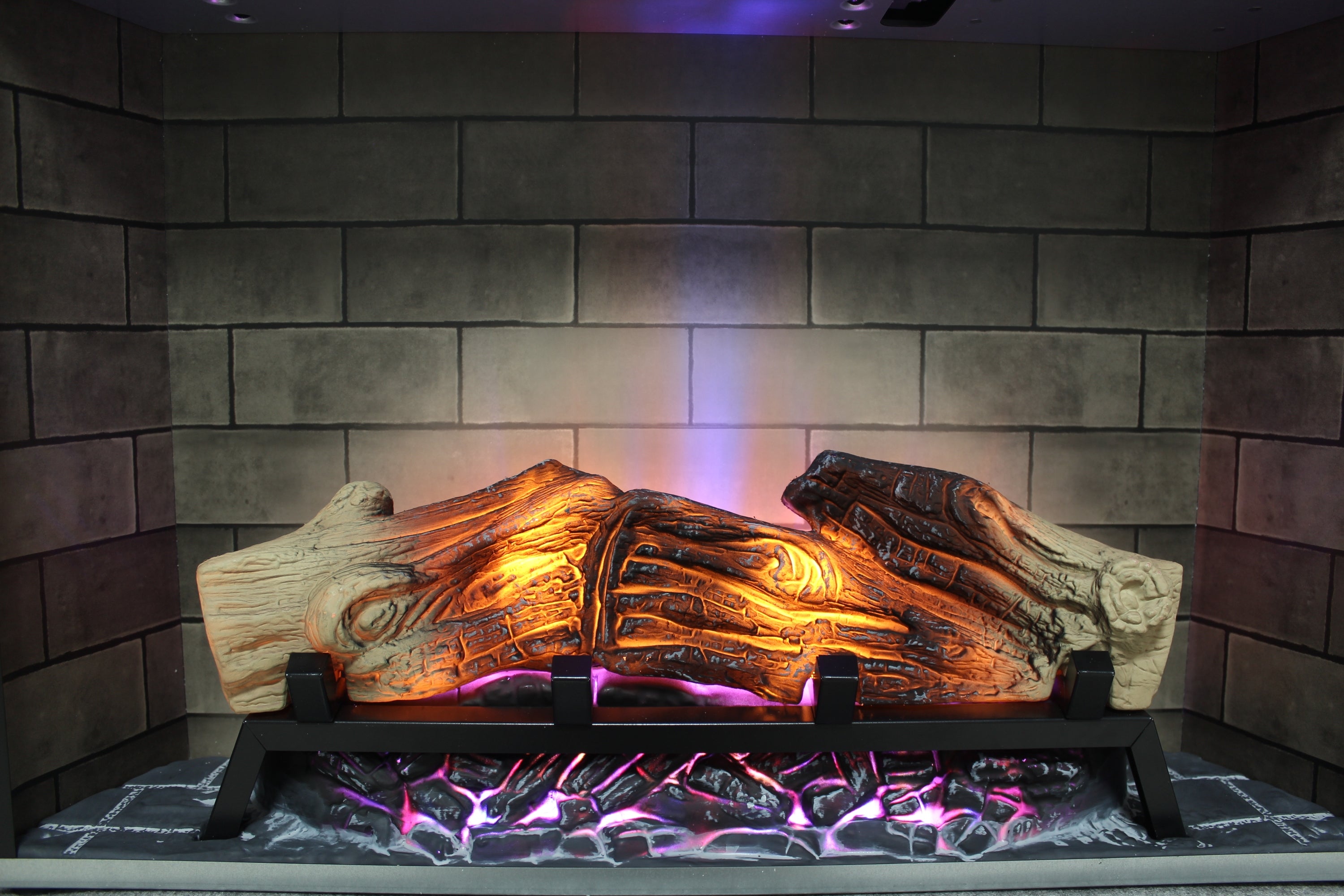 28 inch  Electric Fireplace Insert, multicolored flames - Grand Goldman Shop