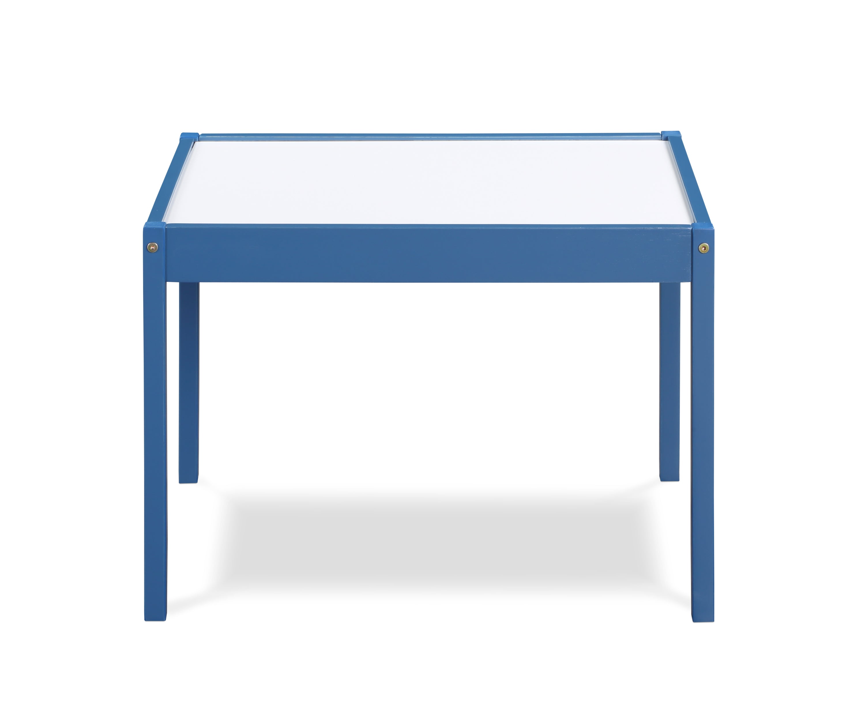 Gibson 3-Piece Dry Erase Kids Table & Two Chair Set, Dark Blue | Premium Home Decor - Grand Goldman