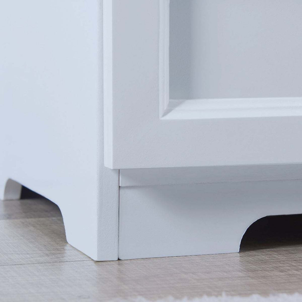 Kids Funnel White Bookcase Book Shelf Storage Unit with Book Display/Organizer Drawers - Classic White Color | Premium Home D