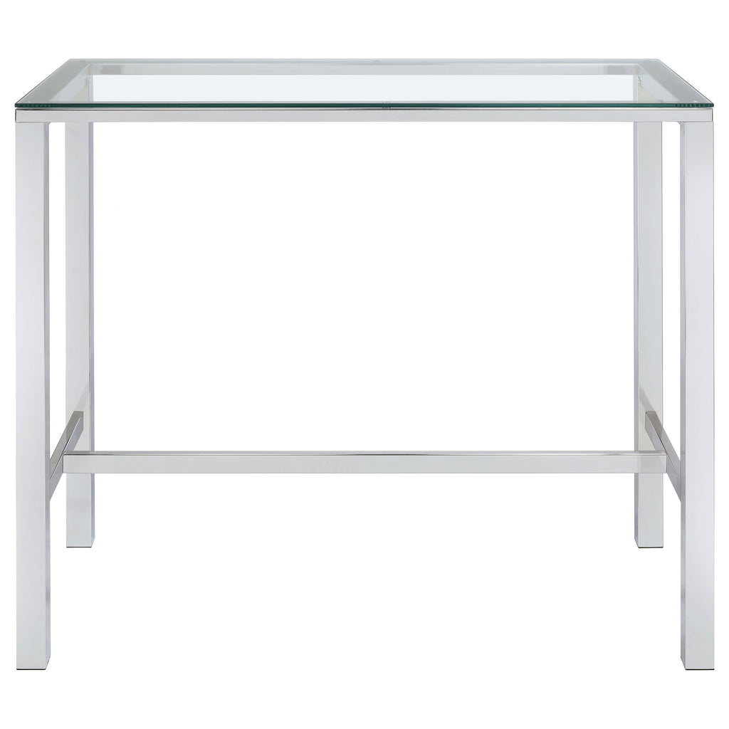 Tommy Chrome 47-inch Bar Table - Grand Goldman Shop