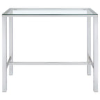 Tommy Chrome 47-inch Bar Table - Grand Goldman Shop