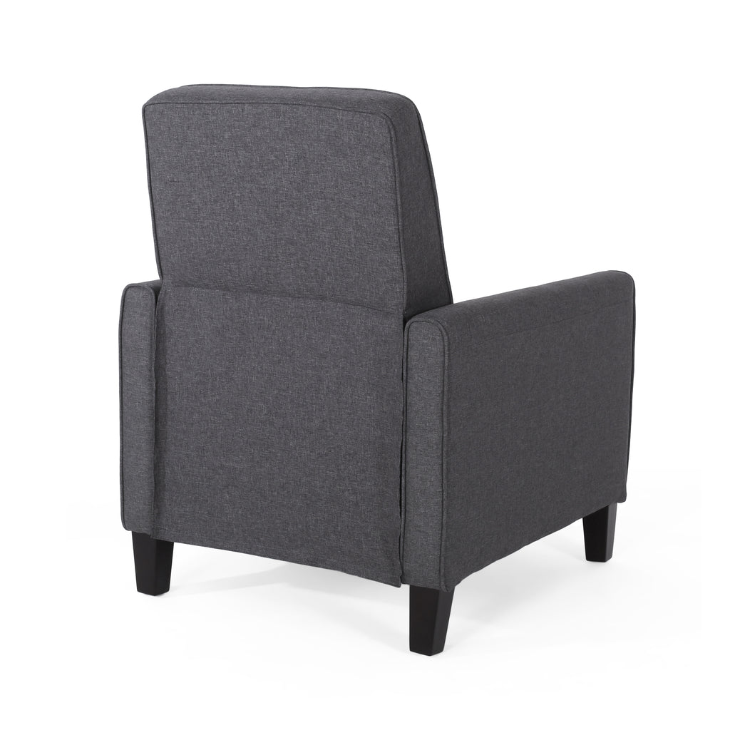 Smoke Fabric Push Back Chair for Elegant Home Décor - Grand Goldman Shop