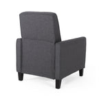 Smoke Fabric Push Back Chair for Elegant Home Décor - Grand Goldman Shop