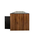 Modern Multifunctional Extendable Dining Table with Outlet, Space Saving Expanding Table with Storage for Party, Weddings, Meetings, Celebrations - Grand Goldman Shop