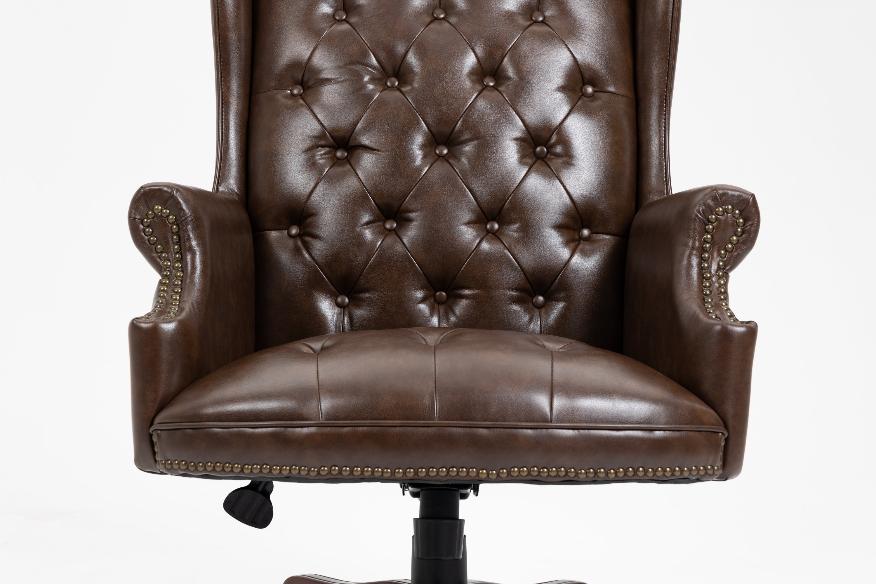 Executive Office Chair - High Back Reclining Comfortable Desk Chair - Ergonomic Design - Thick Padded Seat and Backrest - PU 