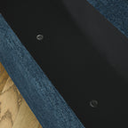 Linen Fabric Upholstered Bench with Large Storage Space for the Living Room, Entryway and Bedroom,dark blue( 51.5''x20.5''x17'' ) - Grand Goldman Shop