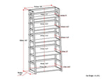 Acadian - Ladder Shelf Bookcase - Light Golden Brown - Grand Goldman