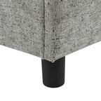 Versatile Light Grey Chenille Sectional Sofa Bed with Storage, Cup Holders & Charging Ports, 109.9' - Grand Goldman Shop