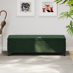 Indoor Forest Green Storage Ottoman Bench - 51.25''L Upholstered Entryway Bench with Hidden Storage, 300lbs Weight Capacity for Living Room, Bedroom & Hallway - Grand Goldman Shop