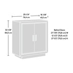 Storage Cabinet with Functional Design, Medium Gray finish | Premium Home Decor - Grand Goldman