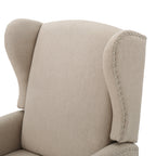 Westeros Wing Back Fabric Upholstered Recliner - Grand Goldman Shop