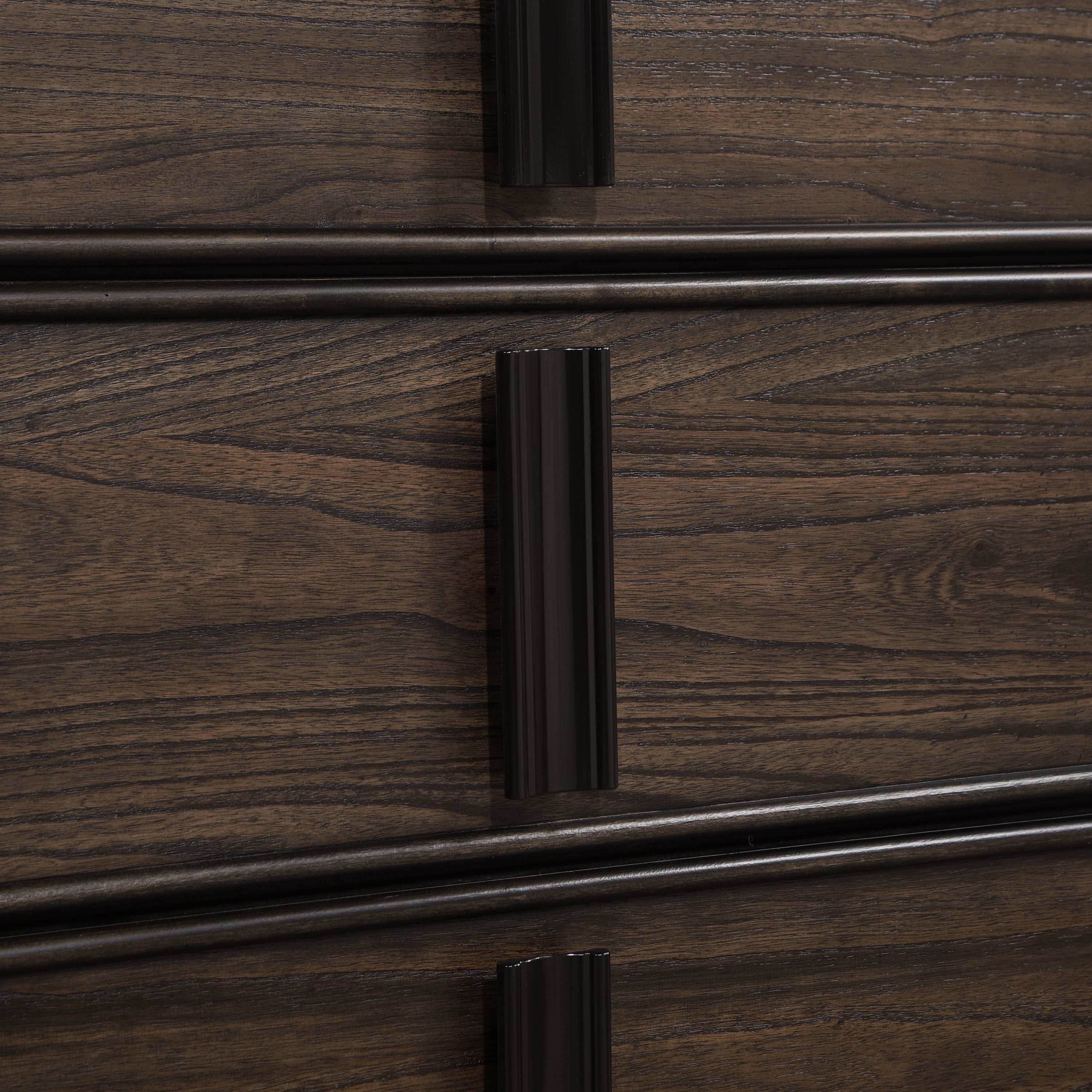Aetheria Contemporary Wood 6-Drawer Dresser in Dark Brown - Grand Goldman Shop