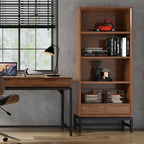 Banting Mid Century Bookcase | Premium Home Decor - Grand Goldman