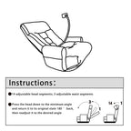Adjustable Greay Swivel Lounge Chair with 360-Degree Rotating Seat and Headrest Support, Leisure Chair Deck Chair - Game Chair for Living Room - Grand Goldman Shop