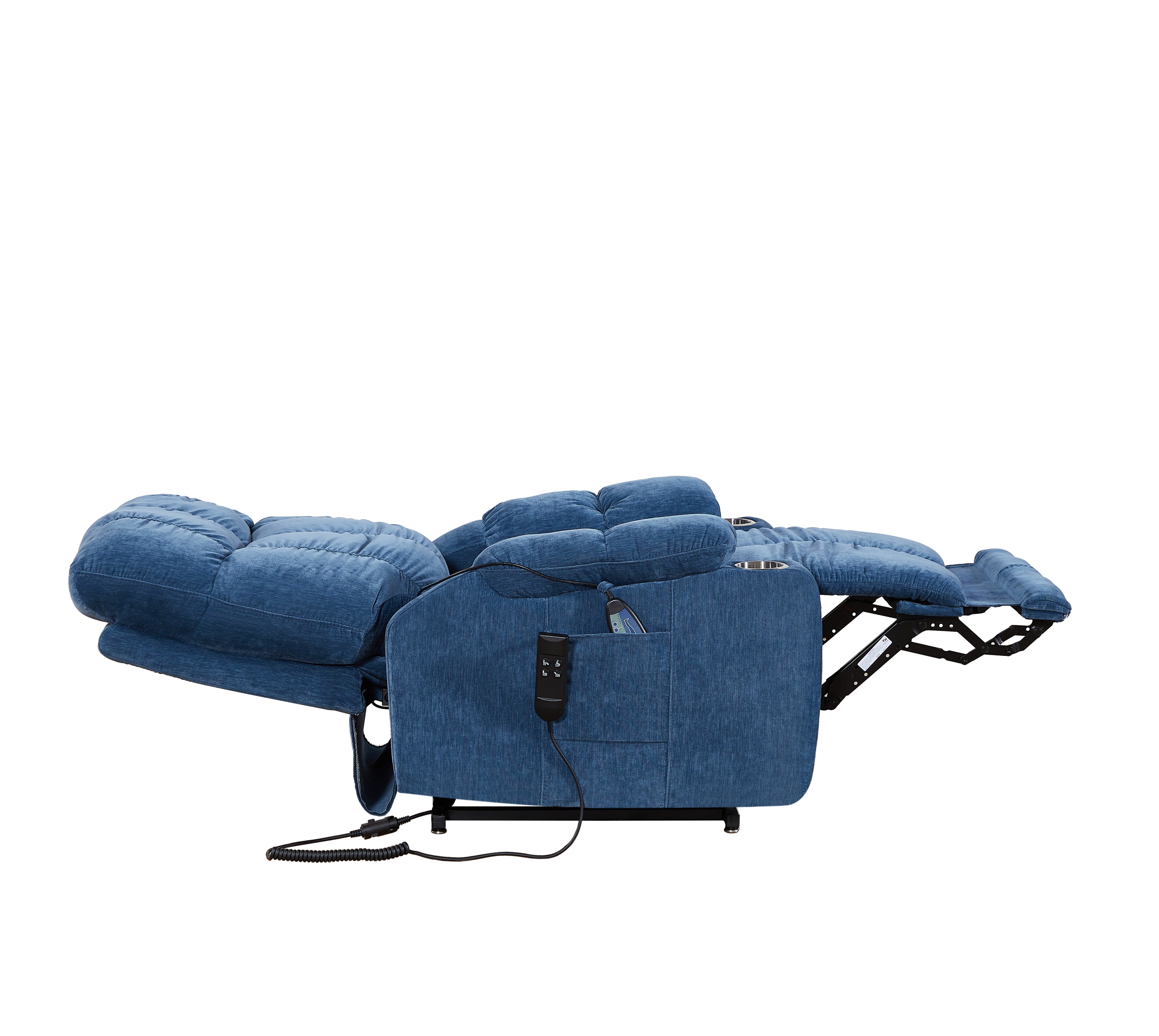 Liyasi Dual OKIN Motor Power Lift Recliner Chair  for Elderly Infinite Position Lay Flat 180° Recliner with Heat Massage - Grand Goldman Shop