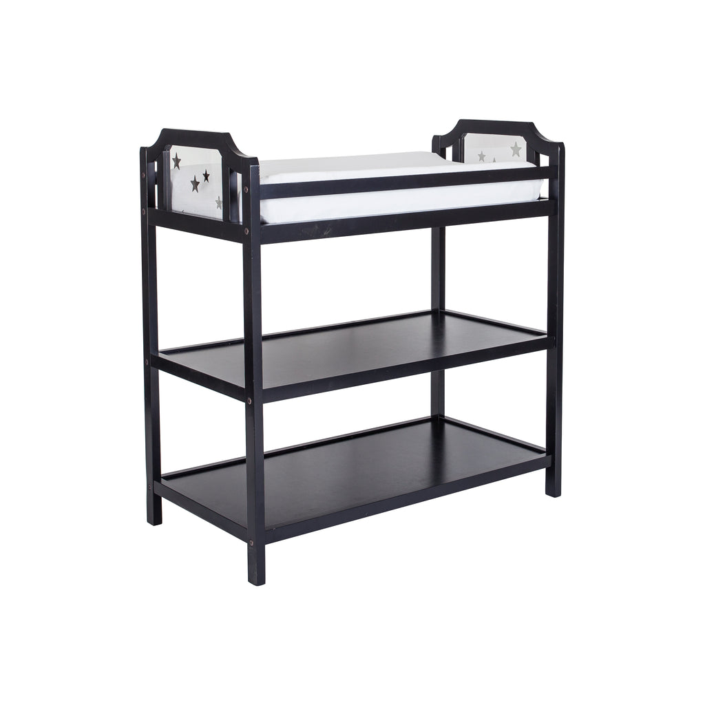Celeste Changing Table Black | Premium Home Decor - Grand Goldman