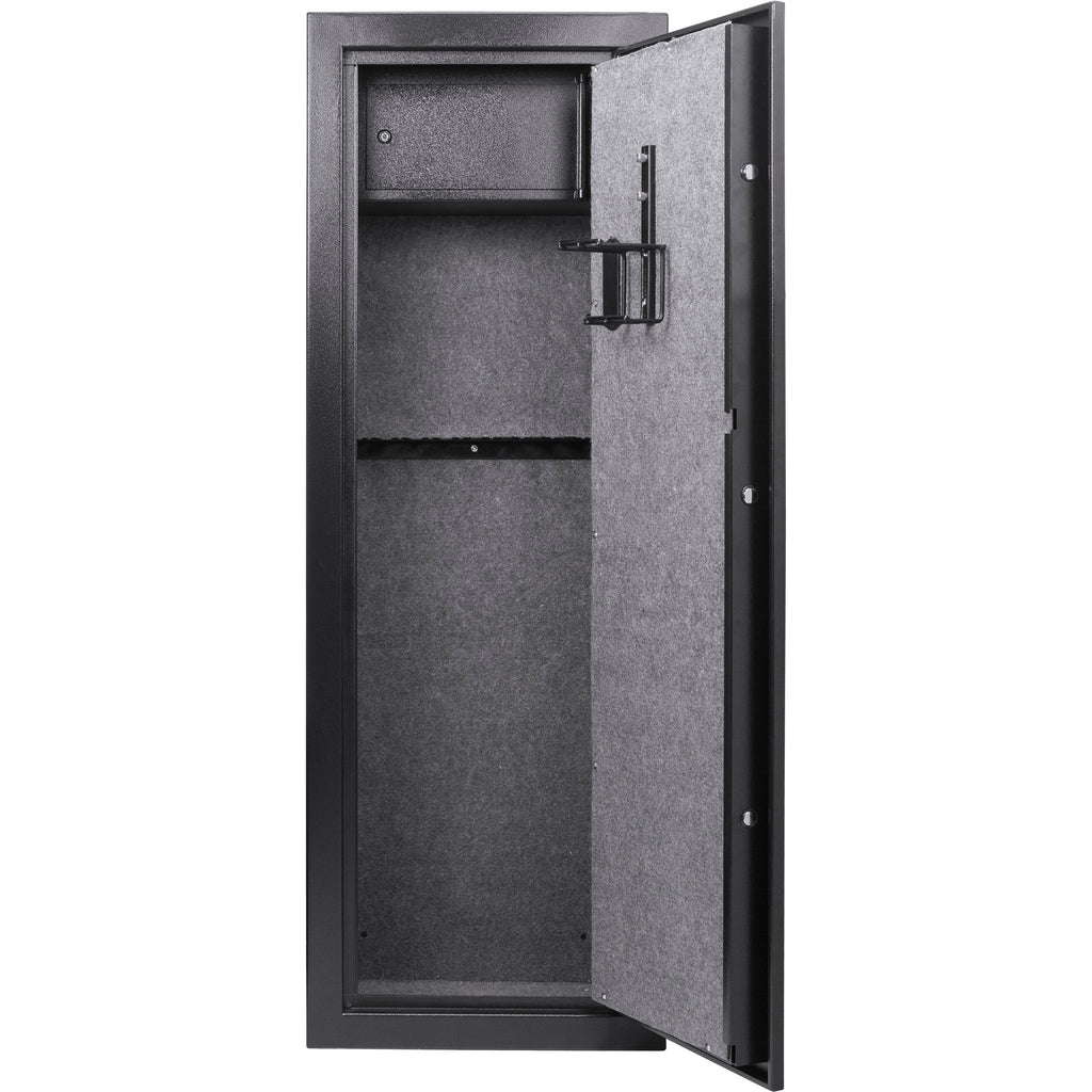 Black Steel 7.87 Cubic Ft Keypad Rifle Safe with Advanced Locking Mechanism | Premium Home Decor - Grand Goldman