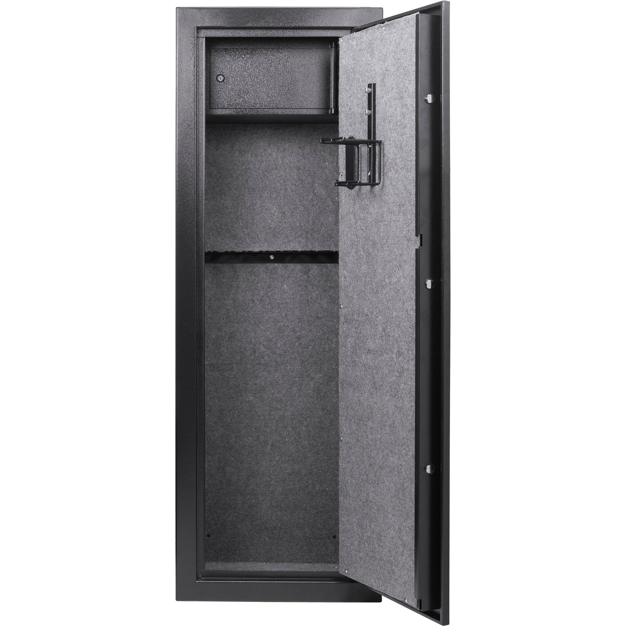 Black Steel 7.87 Cubic Ft Keypad Rifle Safe with Advanced Locking Mechanism | Premium Home Decor - Grand Goldman